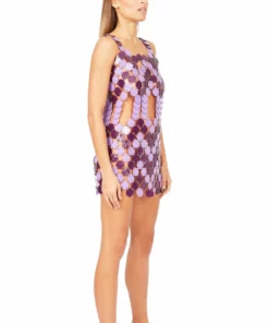 Annie's Archive 1969 'Barbarella!' Purple Mini Disc Dress. Rent: £120/Day 10 Annie's Archive 1969 'Barbarella!' Purple Mini Disc Dress. Rent: £120/Day