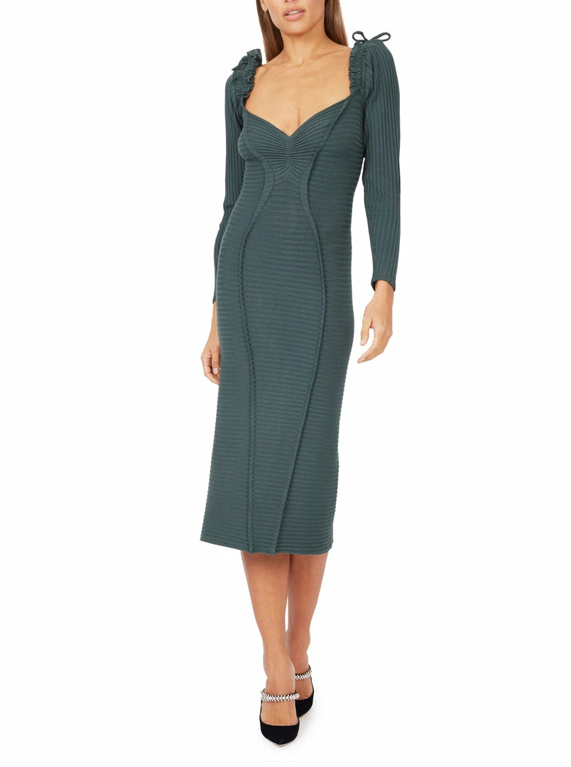 Georgia Hardinge Blaze Bottle Green Dress 4 Georgia Hardinge Blaze Bottle Green Dress