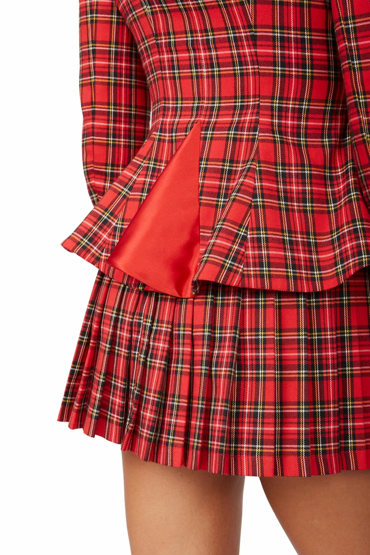 Amuse Bouche Tartan Red Jacket 9 Amuse Bouche Tartan Red Jacket