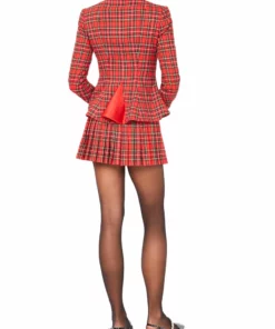 Amuse Bouche Tartan Red Skirt