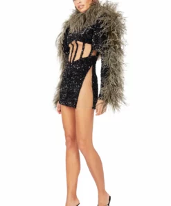 Germanier Raven Dress