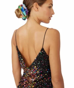 Ashish Black Multi Sequin Mini Dress 12 Ashish Black Multi Sequin Mini Dress
