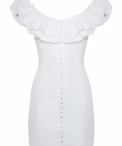 De La Vali La Paz Bardot Mini Dress
