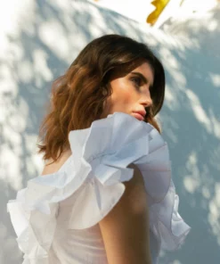 De La Vali La Paz Bardot Mini Dress