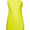 De La Vali Lithium Yellow Asymmetric Mini Dress 1 De La Vali Lithium Yellow Asymmetric Mini Dress