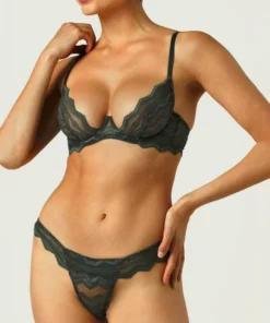 Coco De Mer Muse Margot Forest Plunge Bra