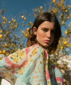 De La Vali Olivia Capri Chiffon Dress