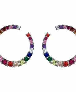 TALITA LONDON Round Scale Earrings