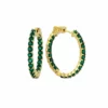 TALITA LONDON India Hoops - Green