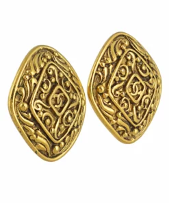 Vintage Chanel Aztec Earrings ACCESSORIES