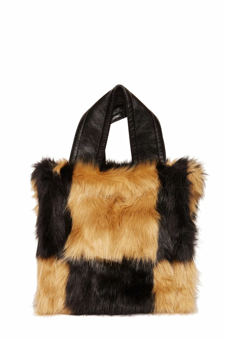 Stand Studio Lucille Bag- Black/Brown Check ACCESSORIES 3 Stand Studio Lucille Bag- Black/Brown Check ACCESSORIES