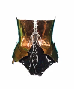 Jack Irving Iridescent Green And Orange 2 Set