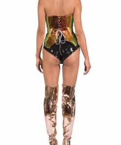 Jack Irving Iridescent Green And Orange 2 Set