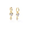 Genevieve Jewellery Double Heart Drops