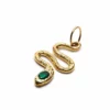 Genevieve Jewellery Emerald Slither Pendant