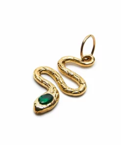 Genevieve Jewellery Emerald Slither Pendant