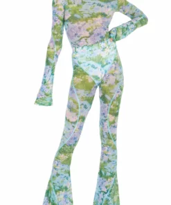 Richard Quinn Monet Mesh Flared Pants 14 Richard Quinn Monet Mesh Flared Pants