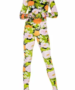 Richard Quinn Orange Pastel Glove Top