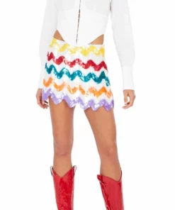 Ashish Scribble Mini Skirt