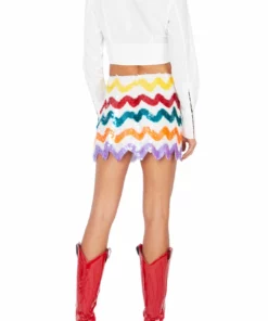 Ashish Scribble Mini Skirt