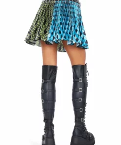 Chopova Lowena Split Argyle-Print Mini Skirt 13 Chopova Lowena Split Argyle-Print Mini Skirt