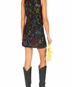 Ashish Black Magic Mini Dress