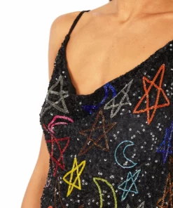 Ashish Black Magic Mini Dress