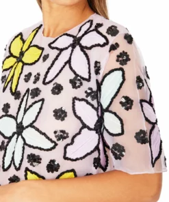 Ashish Waterlily Sequinned Gown