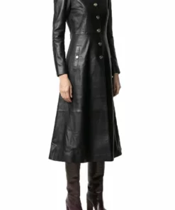 Temperley London Midnight Leather Coat