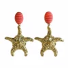 RIXO KRISTINA Gold Plated Starfish 2 RIXO KRISTINA Gold Plated Starfish