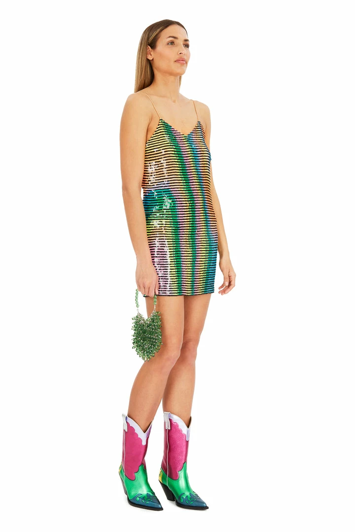 Ashish Sequin Mini Trippy Dress 7 Ashish Sequin Mini Trippy Dress