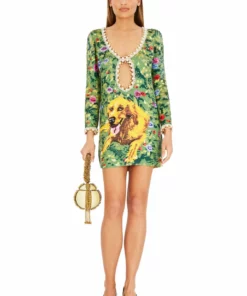 Ashish Golden Meadow Sequin Mini Dress