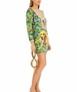 Ashish Golden Meadow Sequin Mini Dress