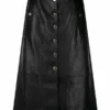 Temperley London Midnight Leather Skirt