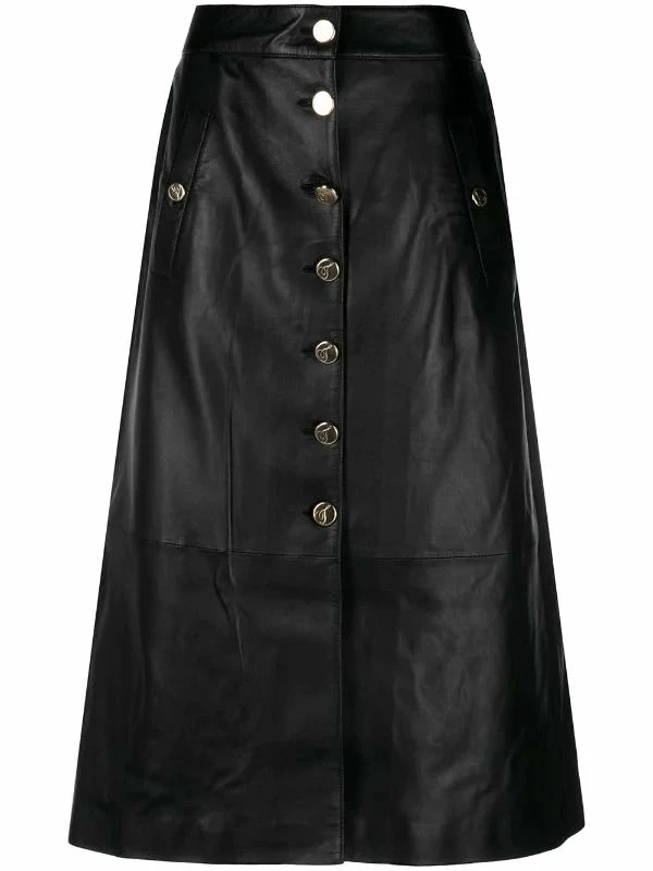 Temperley London Midnight Leather Skirt 3 Temperley London Midnight Leather Skirt