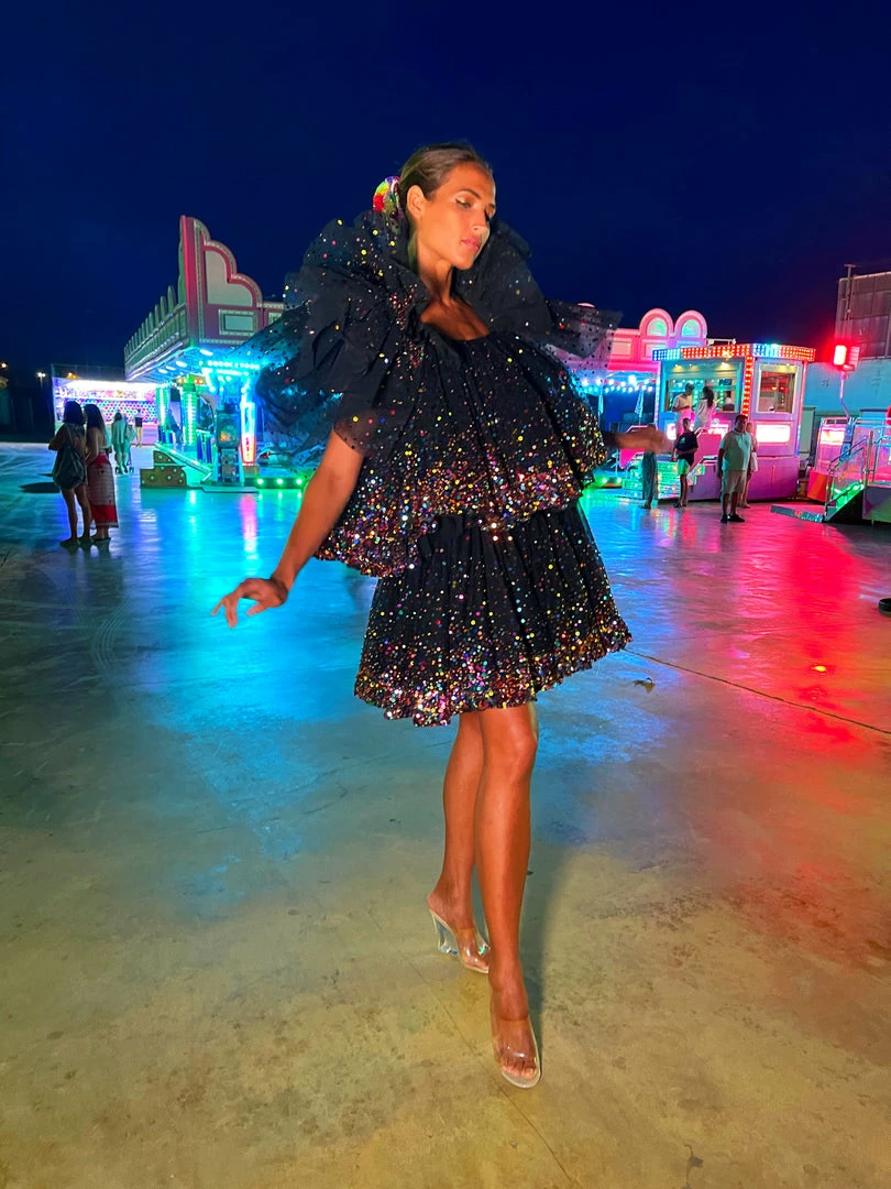 Ashish Tiered Ombre-Sequinned Tulle Dress 6 Ashish Tiered Ombre-Sequinned Tulle Dress