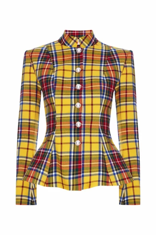 Amuse Bouche Tartan Yellow Jacket 8 Amuse Bouche Tartan Yellow Jacket