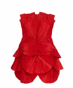 Annie's Archive 80's Red Pleated Mini Dress. Rent: £75/Day 13 Annie's Archive 80's Red Pleated Mini Dress. Rent: £75/Day