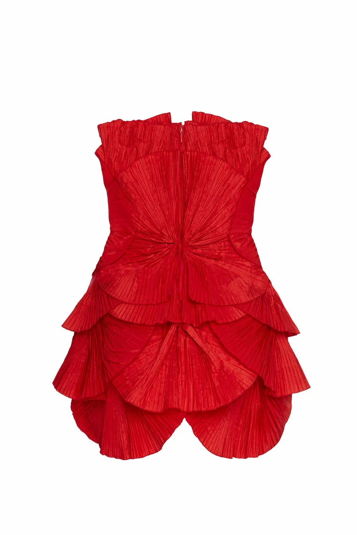 Annie's Archive 80's Red Pleated Mini Dress. Rent: £75/Day 8 Annie's Archive 80's Red Pleated Mini Dress. Rent: £75/Day