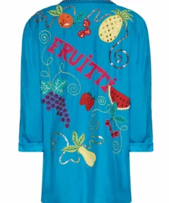 Annie's Archive Marc D'Alcy Blue Tutti Frutti Blazer