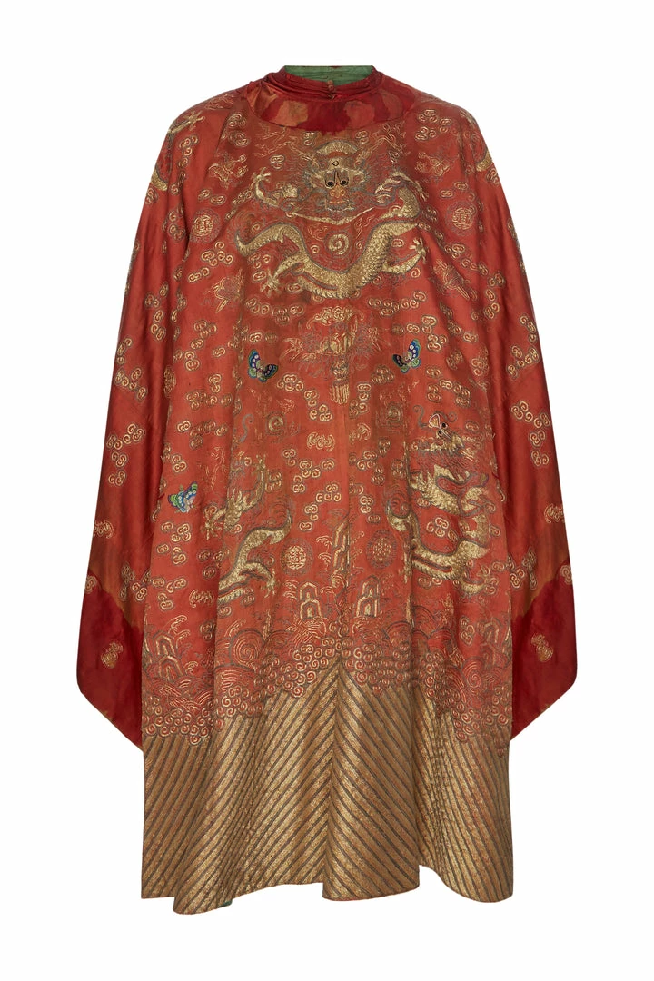 Annie's Archive Early 1900s Chinese Dragon Silk Gauze Robe 4 Annie's Archive Early 1900s Chinese Dragon Silk Gauze Robe