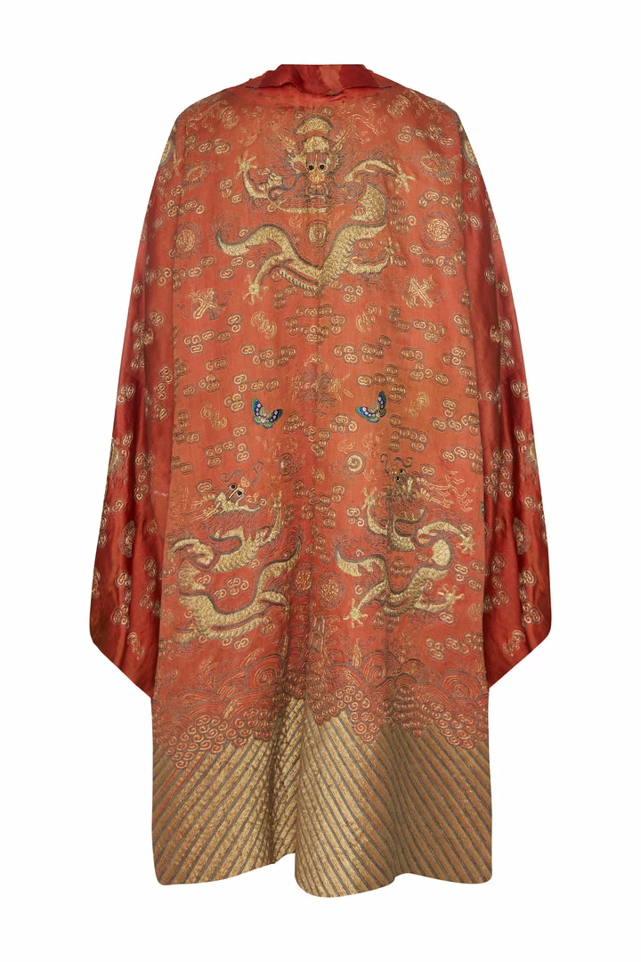 Annie's Archive Early 1900s Chinese Dragon Silk Gauze Robe 3 Annie's Archive Early 1900s Chinese Dragon Silk Gauze Robe
