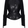 Annie's Archive 1990s Thierry Mugler Wool Fringed Jacket