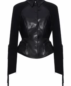 Annie's Archive 1990s Thierry Mugler Wool Fringed Jacket