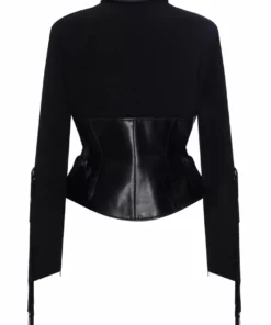 Annie's Archive 1990s Thierry Mugler Wool Fringed Jacket