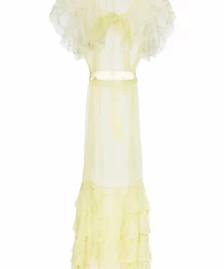 Annie's Archive 1930s Soft Yellow Organza Dress
