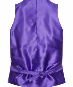 Mark Powell NEW ARRIVALS Purple Velvet Waistcoat