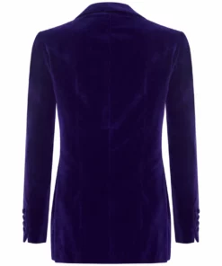 Mark Powell Purple Velvet Jacket Coats/Jackets