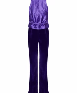 Mark Powell Purple Velvet Trousers 9 Mark Powell Purple Velvet Trousers