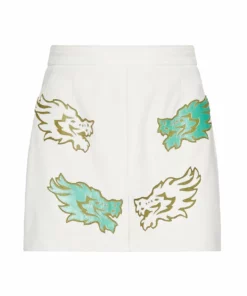 Momma’s Blues White Jade Dragon Skirt